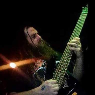 Jeff Huffman - bass / photo courtesy of Facebook.com/PrimordiusTXDM